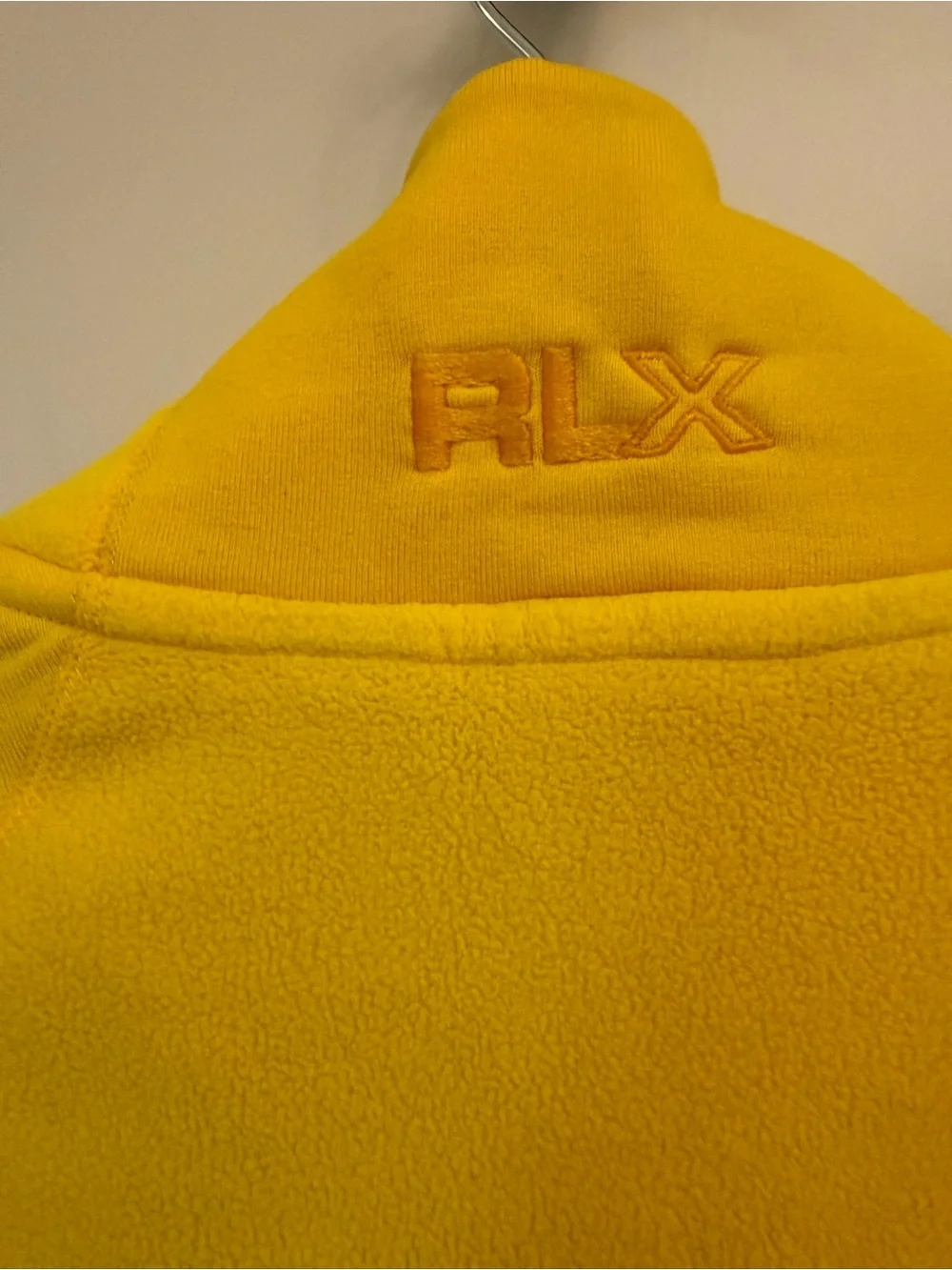 Vtg  RLX Ralph Lauren Yellow Fleece Vest Men’s Large Made in Canada